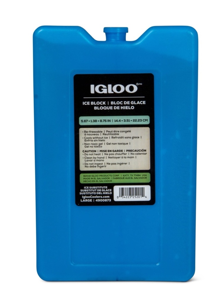 Igloo-Maxcold Ice Large Freeze Block - Blue  